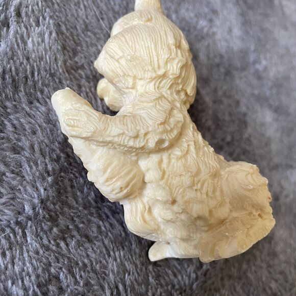 Sculptor A. Santini Bunny Rabbit 4" Ivory White Made In Italy Classic Figure VTG - Picture 10 of 12